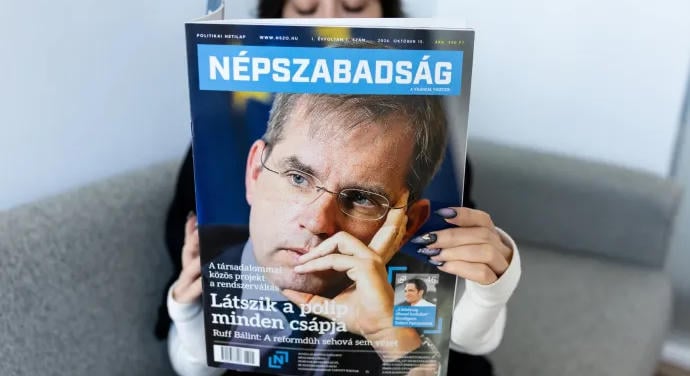Ruff Bálint arcával született újjá a tíz éve bezárt Népszabadság