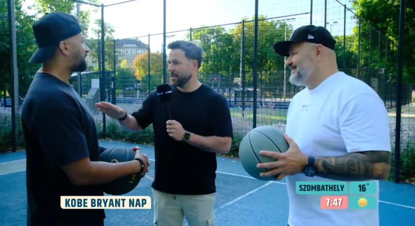Kosárlabdapályán emlékeznek a tragikusan elhunyt Kobe Bryantre a magyar sztárok