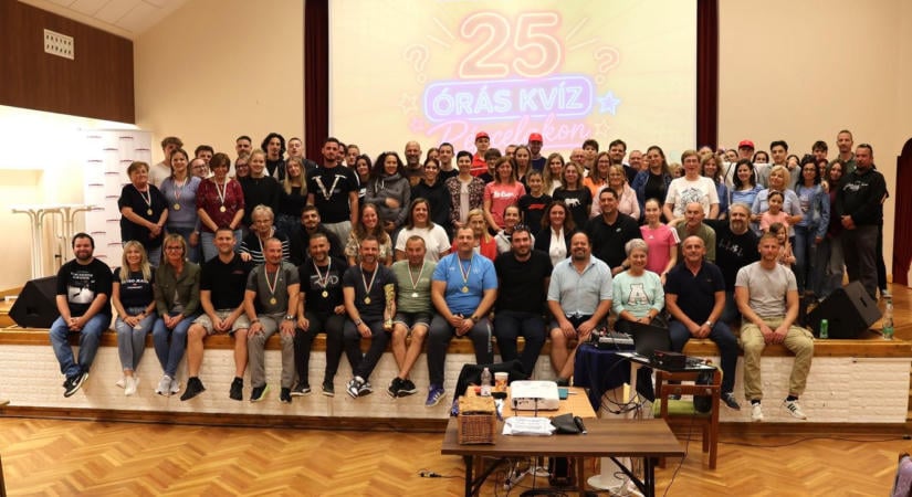 Hogyan zajlik egy 25 órán át tartó kvízjáték? Répcelakon száz játékos vállalta a nem mindennapi kihívást
