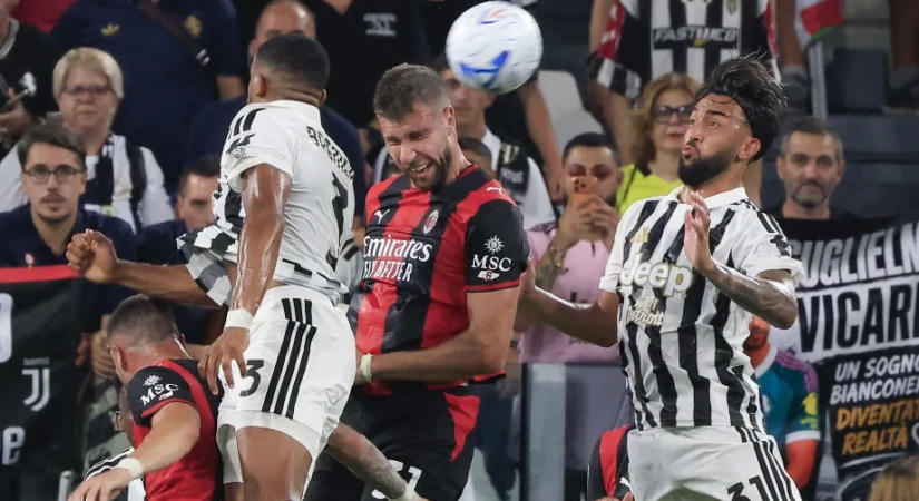 A Juventus a hajrában egyenlített a Milan elleni rangadón