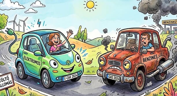 Benzines, dízel vagy elektromos? Ennyibe kerül most 100 kilométer autóval