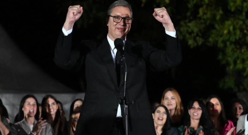 Győzelemre készül Aleksandar Vucic a szerbiai előrehozott választáson