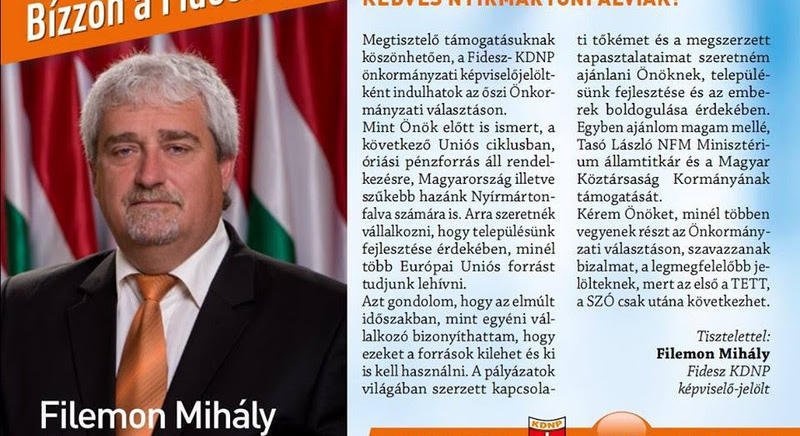 Lombkoronasétány-ügy: beismerős vallomás helyett ezt mondta a nyírmártonfalvai polgármester