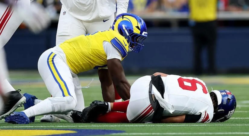 Hazai környezetben iskolázta le a Giantset a Los Angeles Rams – videó