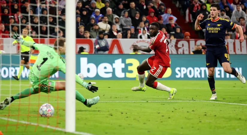 Nézze meg a Bayern München–Arsenal BL-meccs videós összefoglalóját!