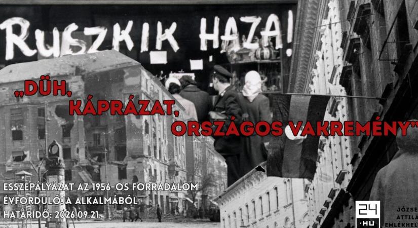 Esszépályázat az 1956-os forradalom évfordulójára: nevezz!