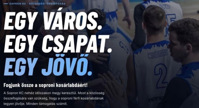 Összefogásra buzdítanak a soproni kosarasok, most minden segítség számít