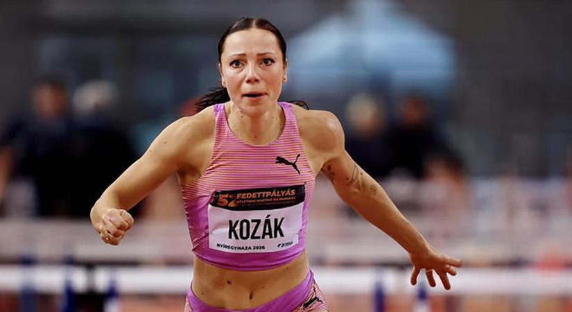 Kozák Luca hatodik lett 100 méter gáton Zágrábban