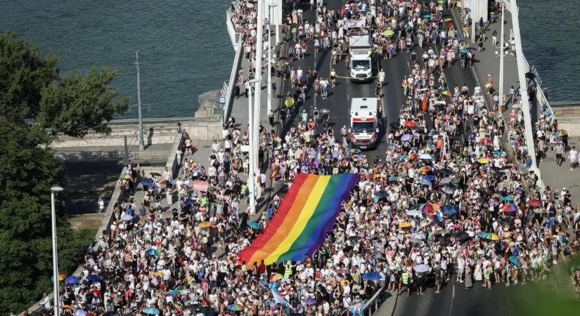 50 ezren vonultak a szombati Budapest Pride-on a szervezők szerint