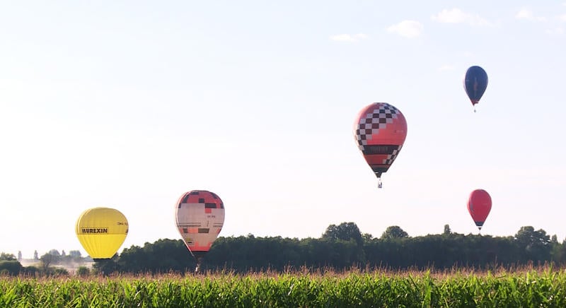 Hőlégballonok lepik el ismét Kaposvár légterét