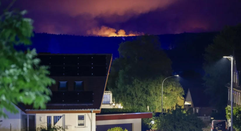 Egy német határvárost ürítettek ki részlegesen