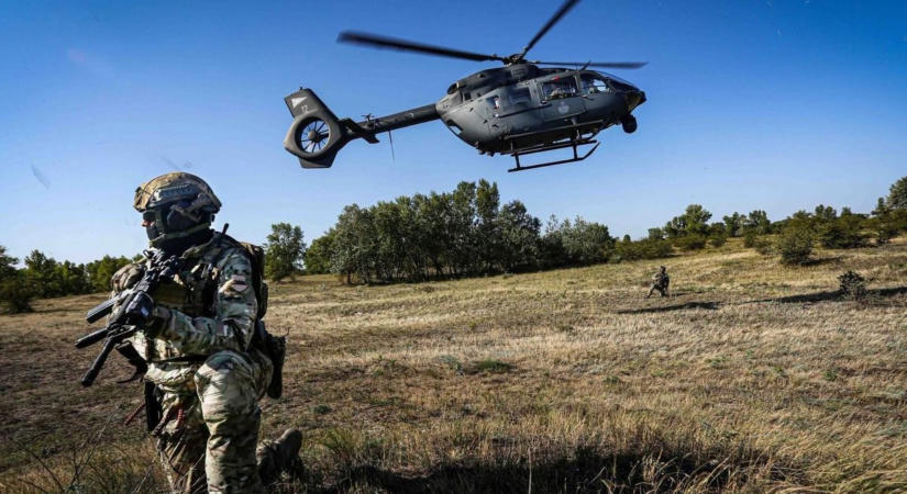 Túlélőtáborban vettek rész a szolnoki helikopterdandár katonái