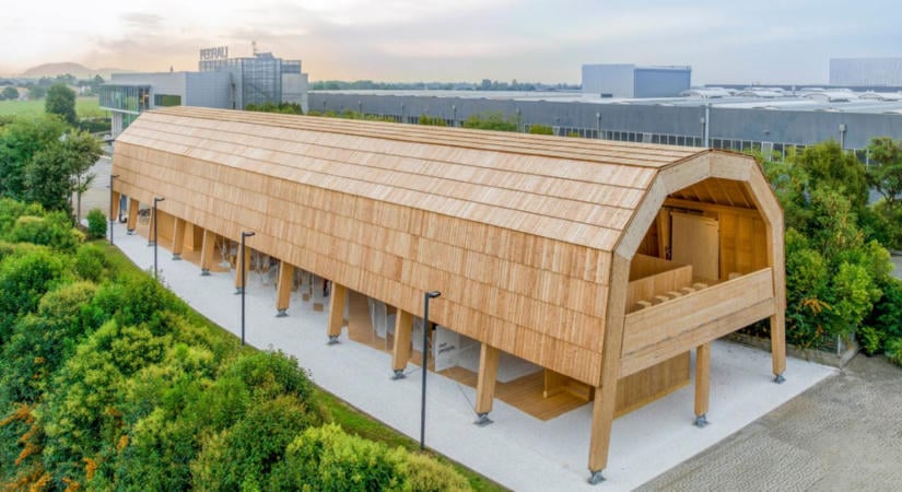 Ideiglenesnek épült, közösségi térré vált ez az olasz pavilon