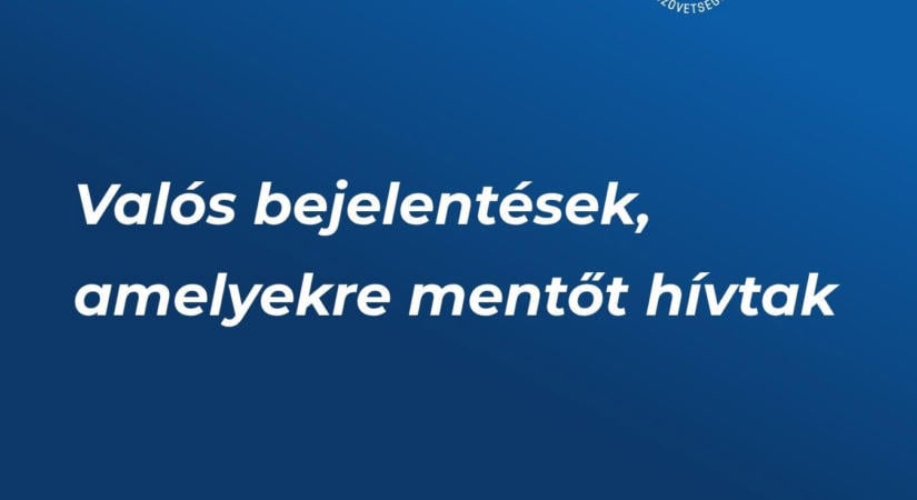 „Ül a padon és szomorú” – abszurd eseteiről számolt be a Mentődolgozók Szövetsége