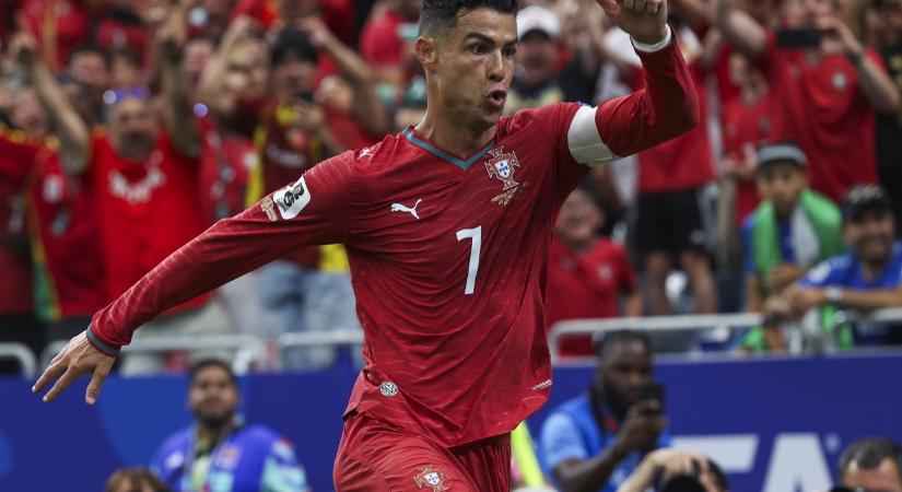 Foci-vb: Üzbegisztán ellen duplázva írt történelmet Cristiano Ronaldo