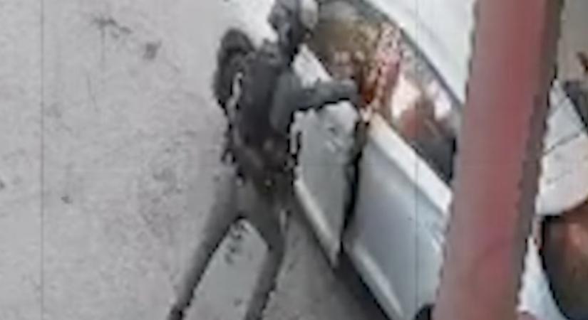 Villanógránátot dobott egy izraeli határőr egy palesztinokkal teli autóba