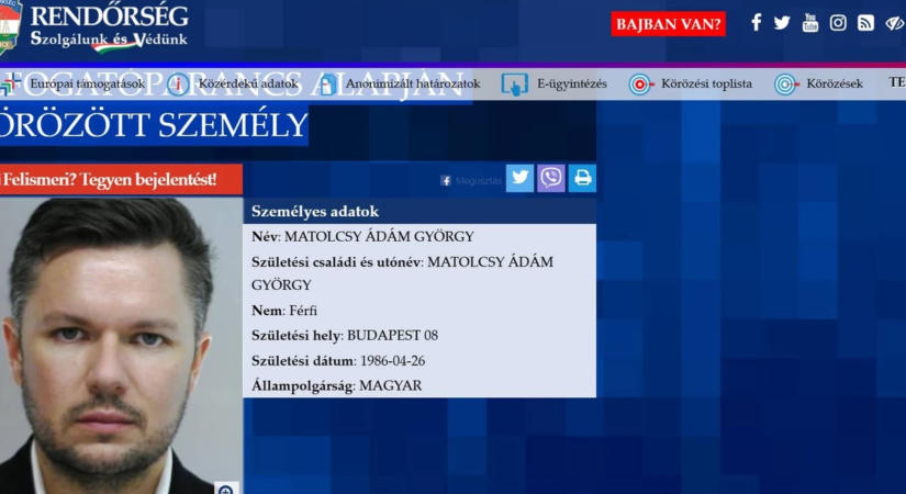 Elfogatóparancsot adtak ki Matolcsy Ádám ellen az MNB-ügyben