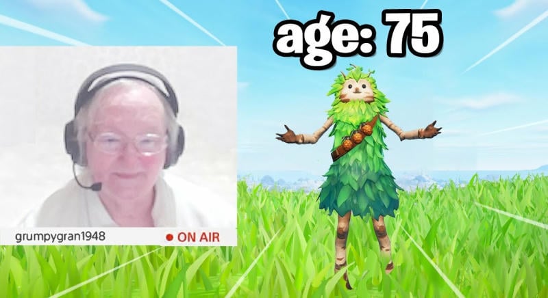Unokája szerint senki sem nézte volna – Guinness-rekorder a 78 éves Fortnite-streamer