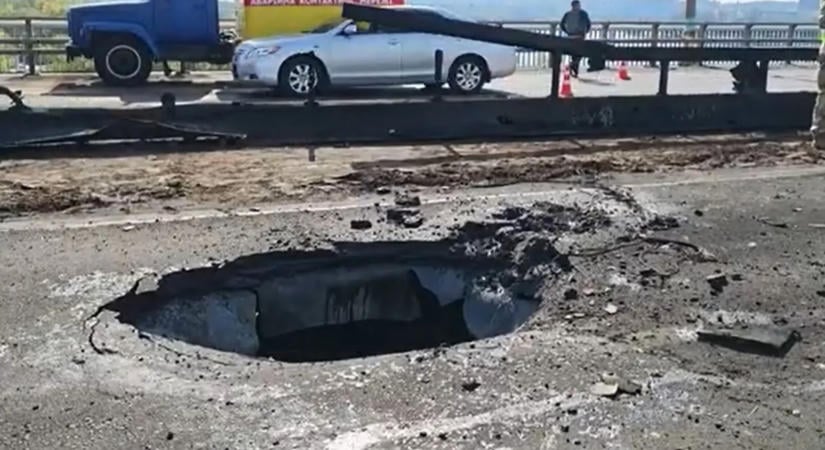 Újabb dróntámadás érte Kijevet, Friedrich Merz is az ukrán fővárosban volt – videó