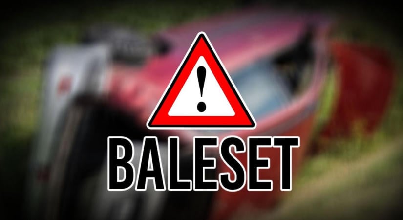 Árokba csapódott egy autó két szabolcsi település között a 4906-os úton – teljes útzár van a szakaszon!