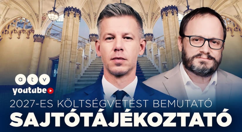 Asztalon a 2027-es költségvetés: Magyar Péter és Kármán András közös sajtótájékoztatót tart – kövesse itt