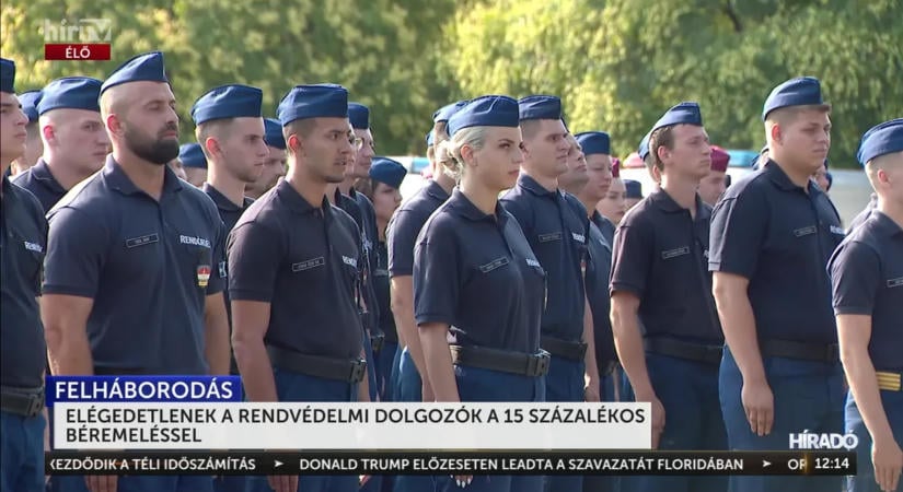 A köszönet megérkezett, a nagyobb fizetésre még várni kell a rendőrőknek is