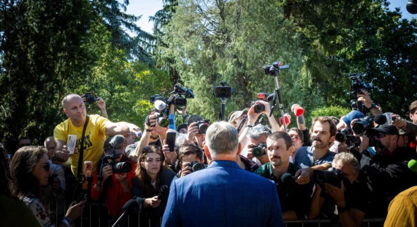 Orbán Viktor négy „hazugságról” beszélt Kötcsén