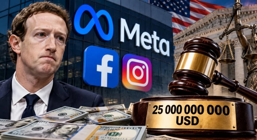 Brutális bírságot kapott a Facebook anyavállalata