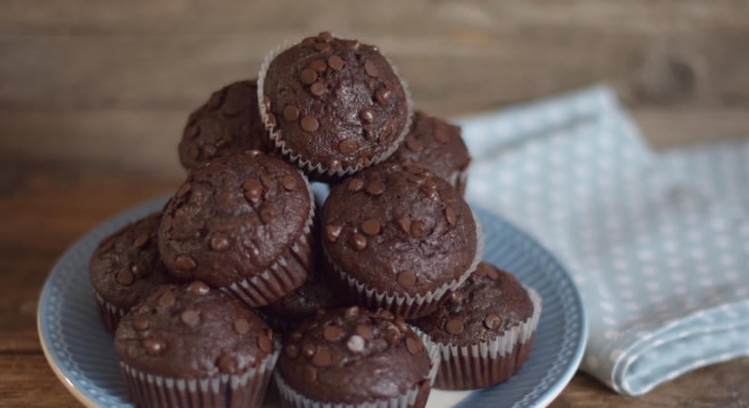Rupáner-konyha: Csokis cukkinis muffin – puha, szaftos és meglepően finom