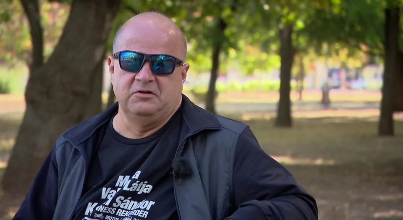 Vakon teljesített egy offroad pályát - Nyolcadik Guinness-rekordját állította fel Karvai Sándor