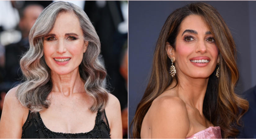 Andie MacDowell és Amal Clooney is erre a szérumra esküszik – a szürke haj fényének titka most olcsóbban is elérhető