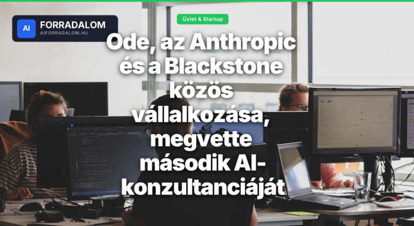 Ode, az Anthropic és a Blackstone közös vállalkozása, megvette második AI-konzultanciáját