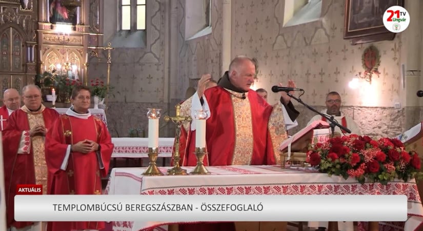 Templombúcsú Beregszászban - összefoglaló (videó)