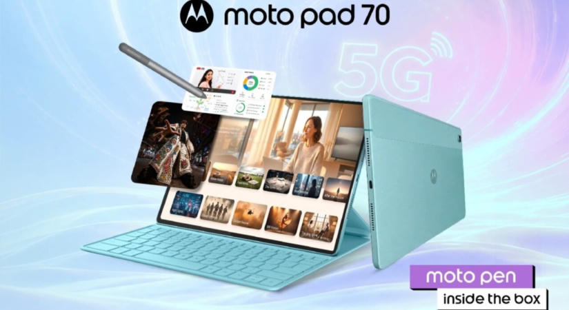 Új Motorola tablet érkezett: Moto Pad 70 Moto Pennel a dobozban
