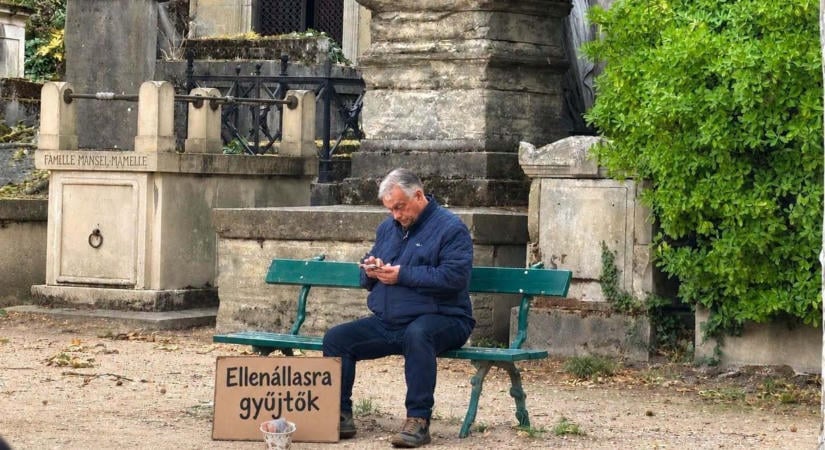 Orbán Viktor ellopta a showt Matolcsy György és Matolcsy Ádám elől, pedig ő csak az utcán ült le