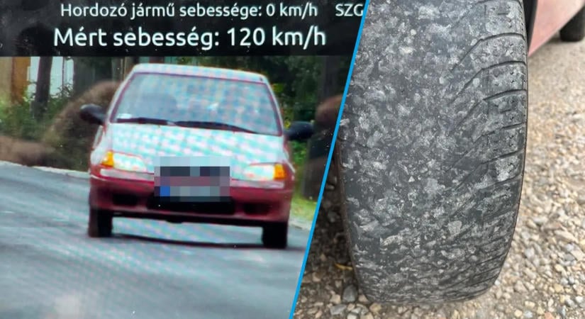 Életveszélyes gumikon brutális sebességtúllépés: a Suzuki értékét meghaladó bírságot kapott