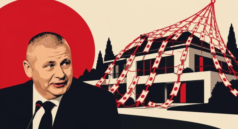 Ruszin-Szendi Romulusz villájánál 80 milliót vittek el a kerti munkák