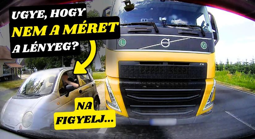 Daewoo Matizzal és óriási önbizalommal hagyott mindenkit faképnél Szombathelyen