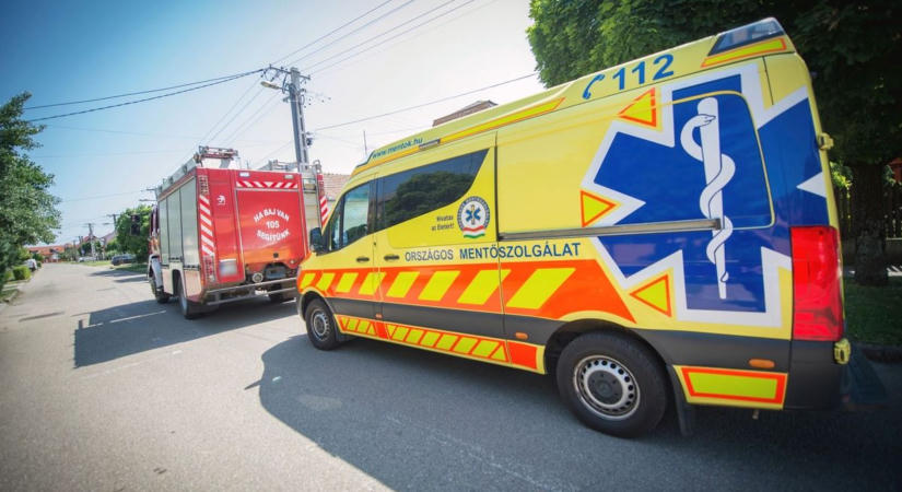 Fának csapódott egy autó Pécsnél, embert kellett kiemelni a roncsból