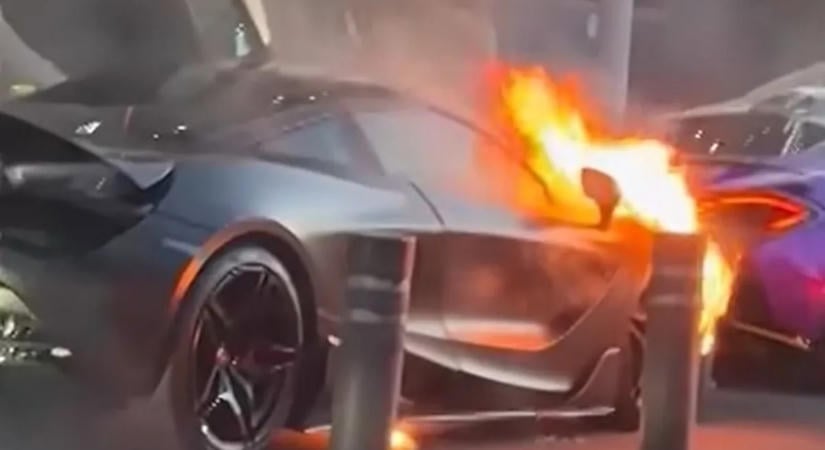 Lángoló Lamborghini és McLaren: brutális támadás történt egy esküvőnél - videó