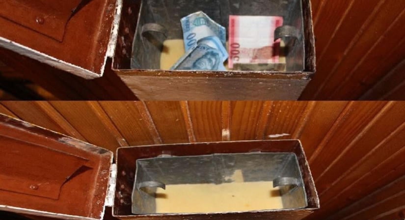 Semmi sem szent: a templom adománygyűjtő perselyét rámolta ki a tolvaj