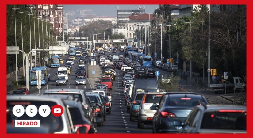 Elesett a fővárosi közlekedés: Baleset zárja az M5-öst, áll a forgalom az M0-son és a főutakon