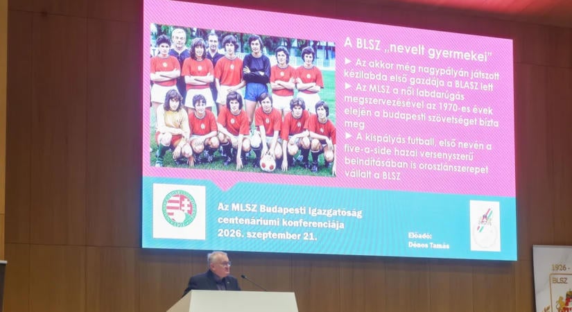 A profik elleni harctól a vállalati labdarúgásig – konferenciát rendeztek a BLSZ 100. születésnapja alkalmából