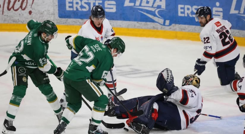Nagy Kristóf bravúrjaival ferencvárosi győzelem az újonc ellen az osztrák hokiligában