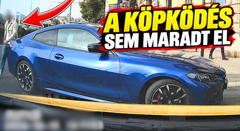 Kipattant a BMW-ből, és ordenáré módon őrjöngött – a köpködés sem maradt el