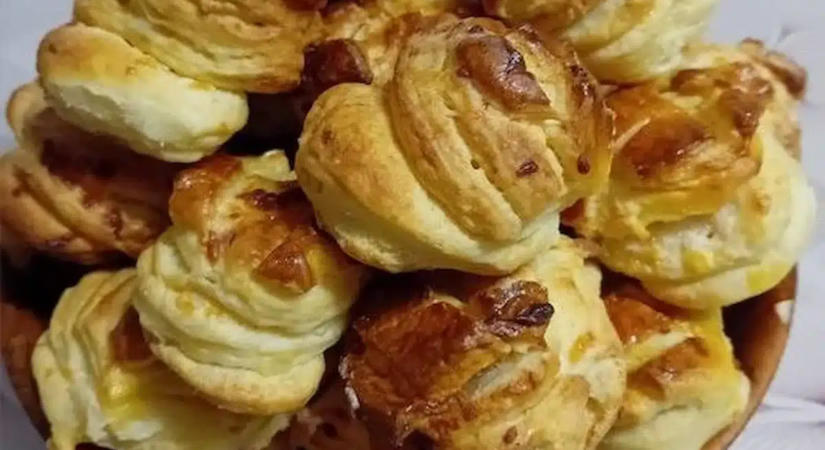 Hajtogatott sajtkrémes pogácsa recept: Én már csak így csinálom
