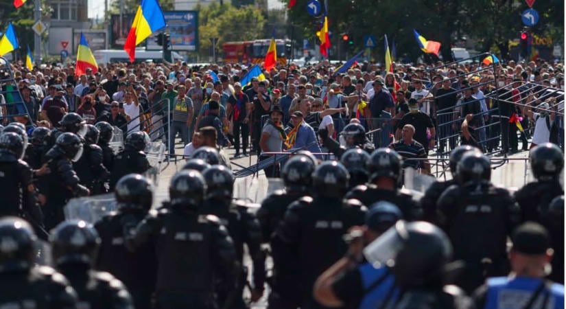 Gazdatüntetés: további öt, a csendőrökre támadó személyt vettek őrizetbe