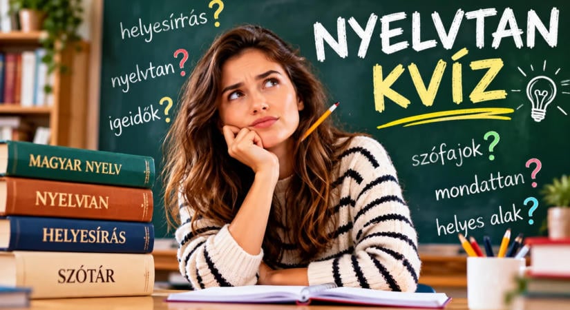 Nyelvtan kvíz: Na ezt nagyon kevesen fogják hibátlanra kitölteni!