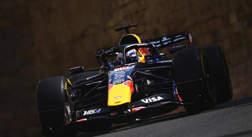 Hiba hiba hátán a szeles F1-edzésen