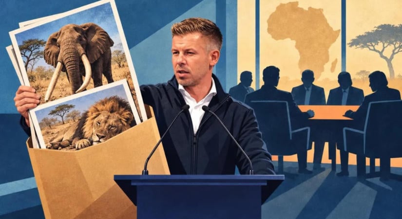 Kaprinyák Tibor vadászfotóit kivizsgálja a Tisza Párt